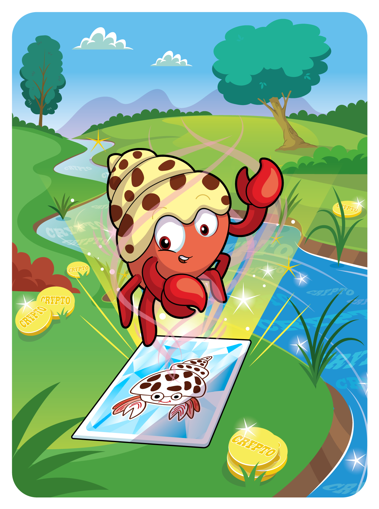 Gary Vaynerchuk - VeeFriends Series 2 - Happy Hermit Crab #4619 - NFT # 4619