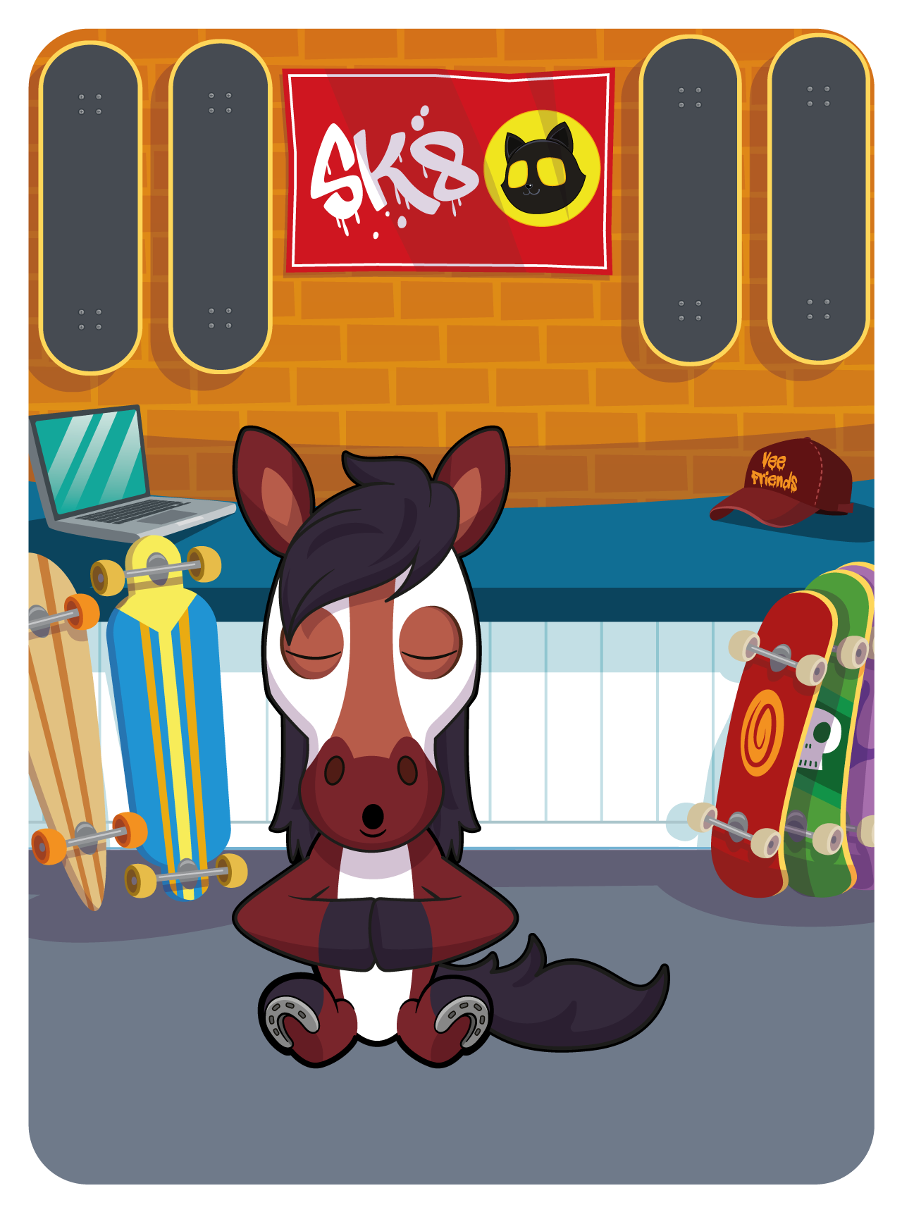 Gary Vaynerchuk - VeeFriends Series 2 - Hype Horse #46495 - NFT # 46495