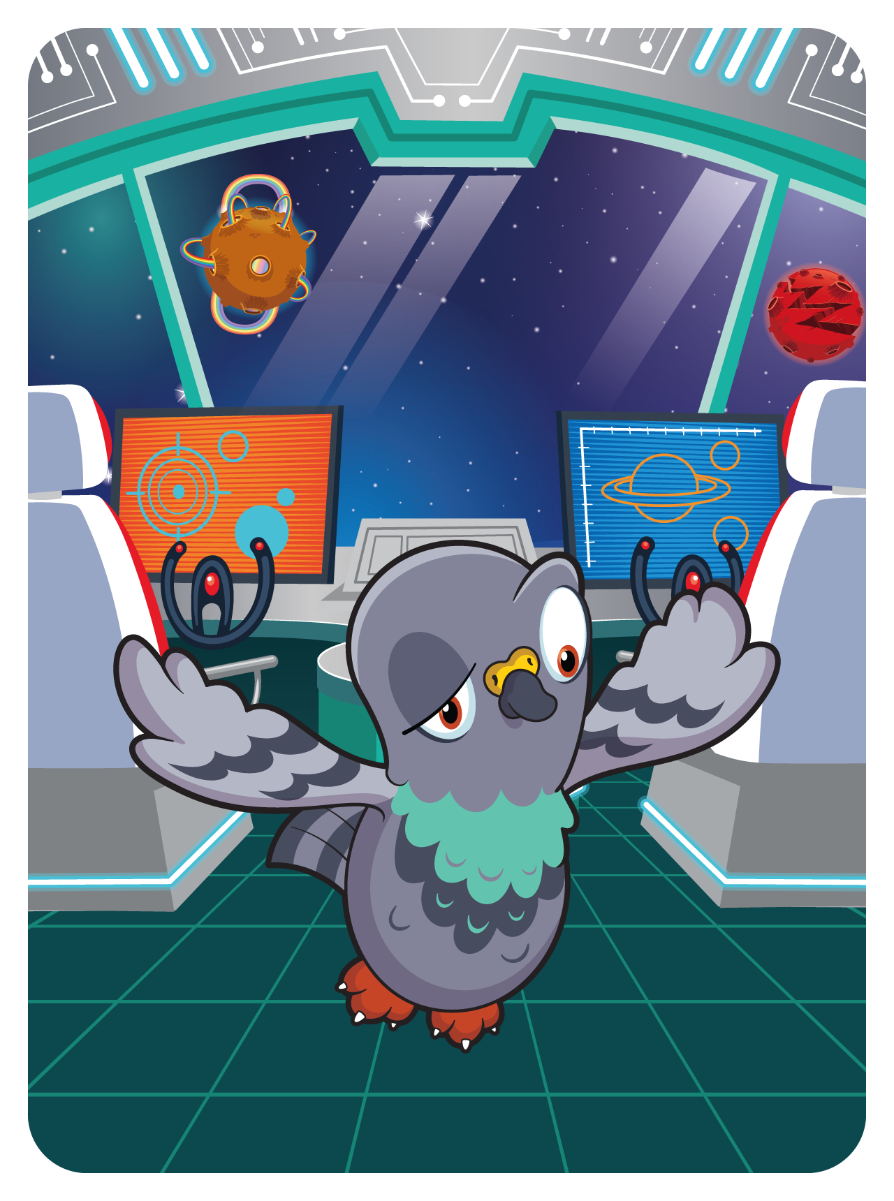 Gary Vaynerchuk - VeeFriends Series 2 - Perspective Pigeon #46605 - NFT # 46605