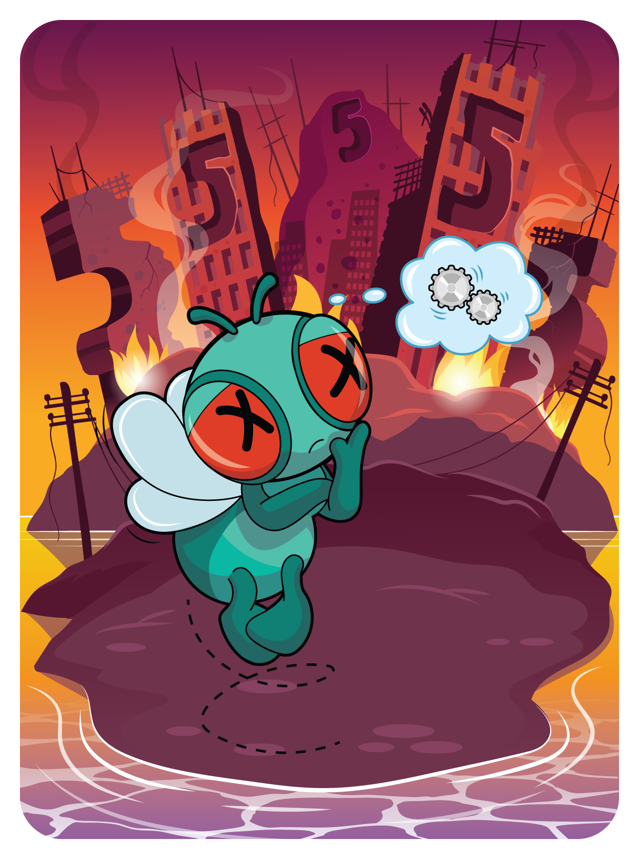 Gary Vaynerchuk - VeeFriends Series 2 - "You're Gonna Die" Fly #46746 - NFT # 46746