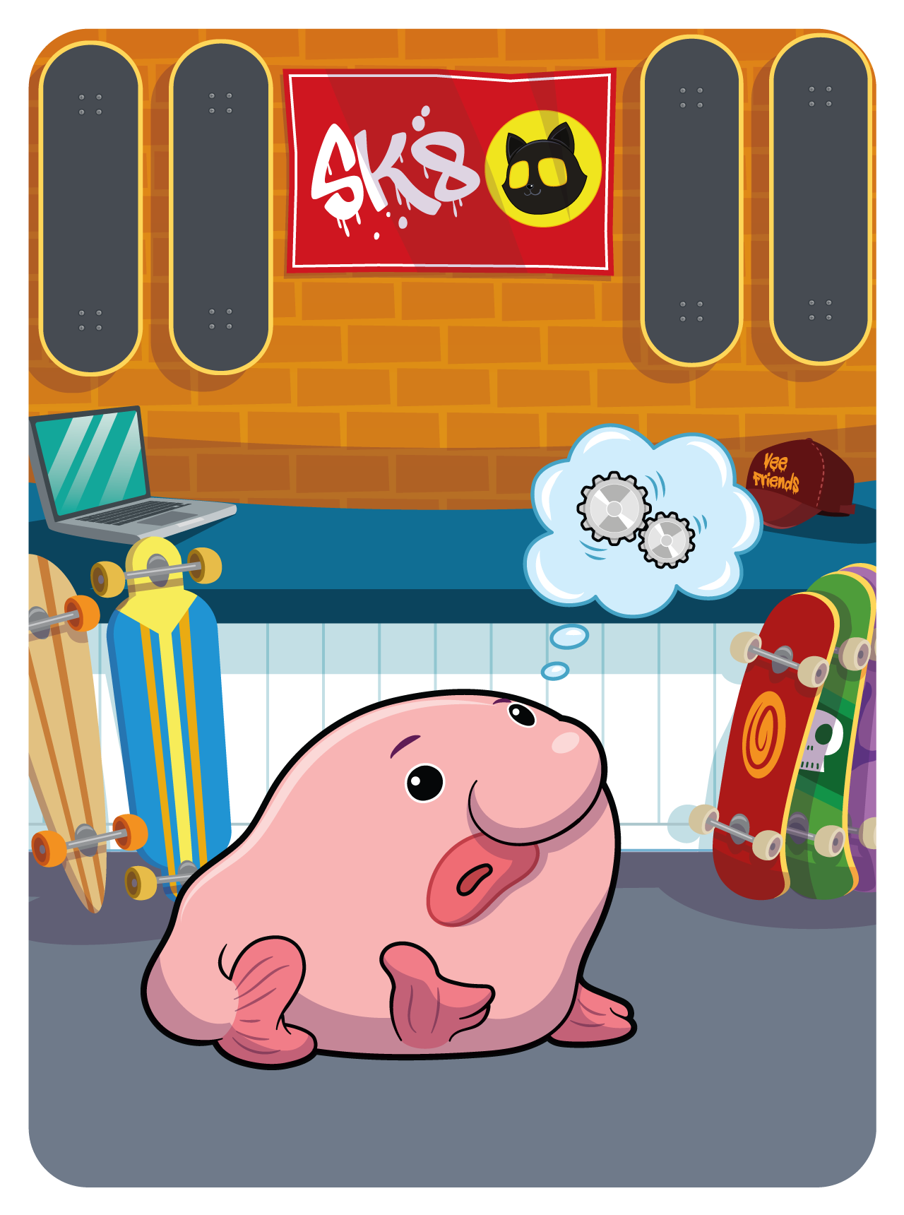 Gary Vaynerchuk - VeeFriends Series 2 - Bashful Blobfish #46826 - NFT # 46826