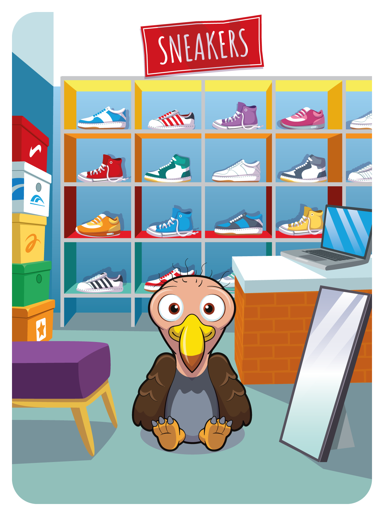 Bubbly Buzzard #46996