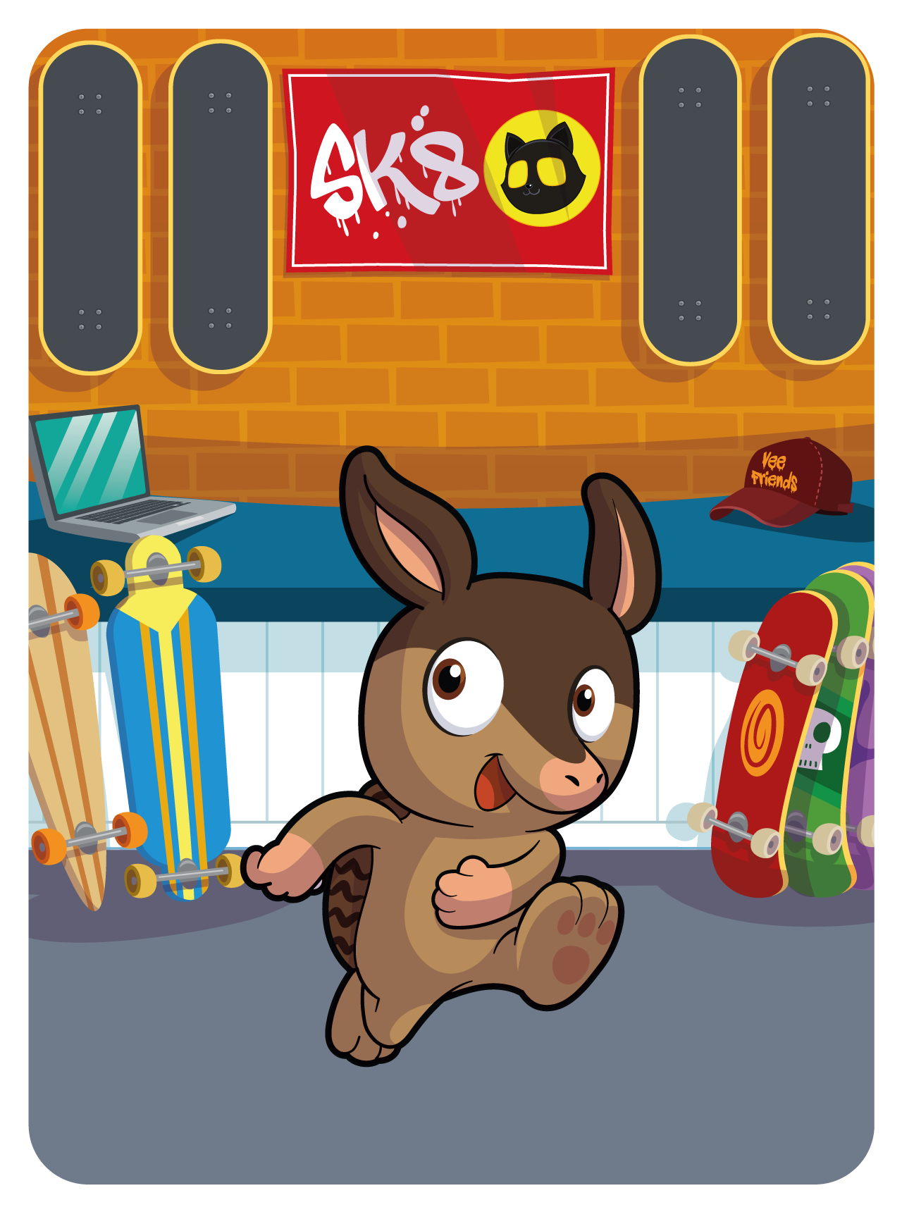 Gary Vaynerchuk - VeeFriends Series 2 - Articulate Armadillo #47001 - NFT # 47001