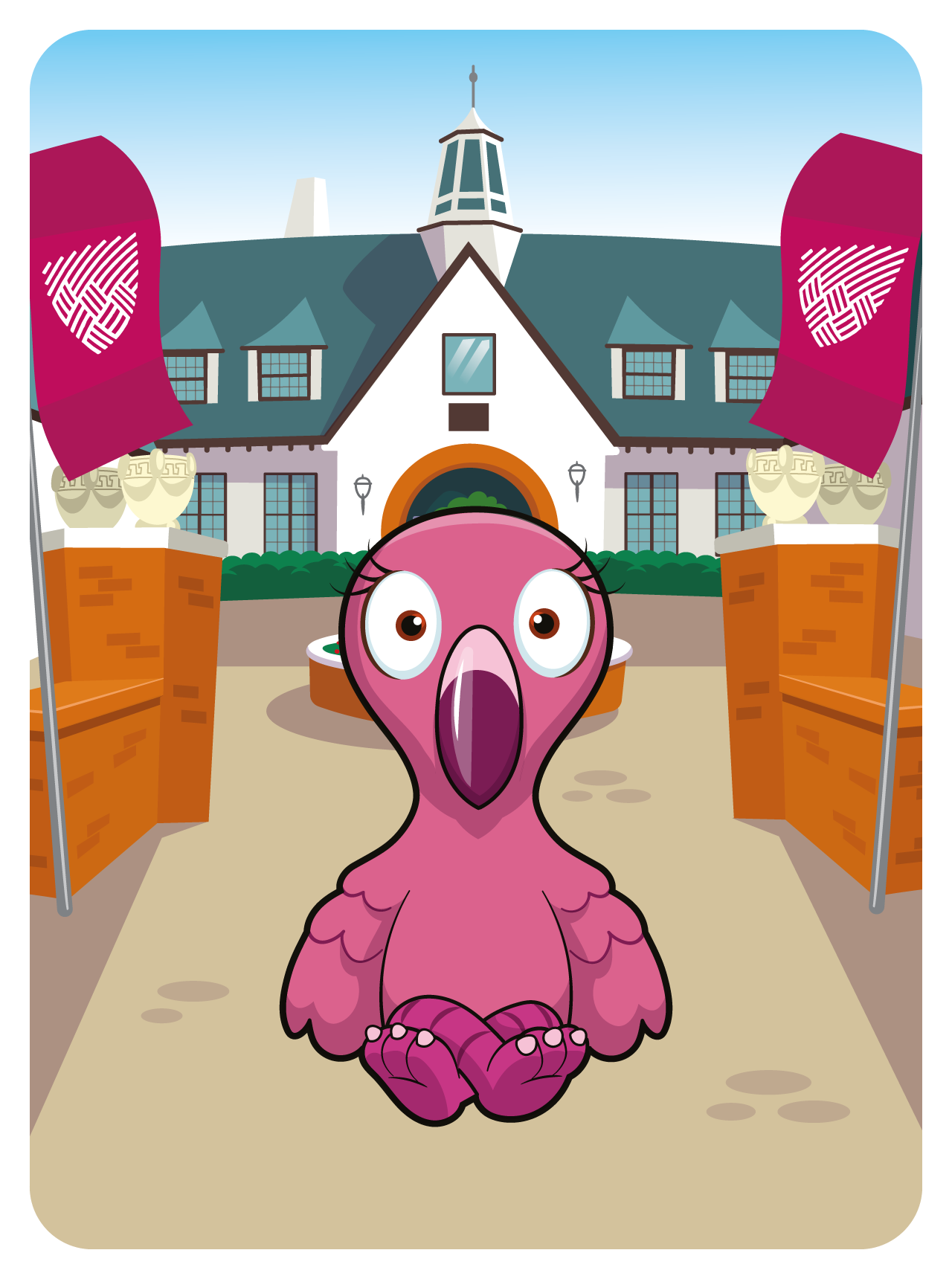 Gary Vaynerchuk - VeeFriends Series 2 - Forthright Flamingo #47048 - NFT # 47048