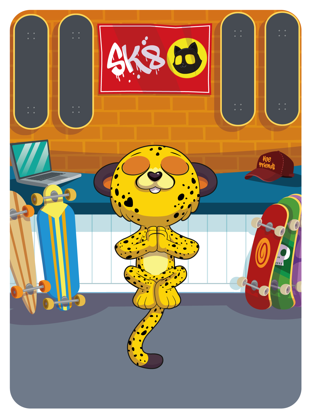 Gary Vaynerchuk - VeeFriends Series 2 - Charming Cheetah #47424 - NFT # 47424