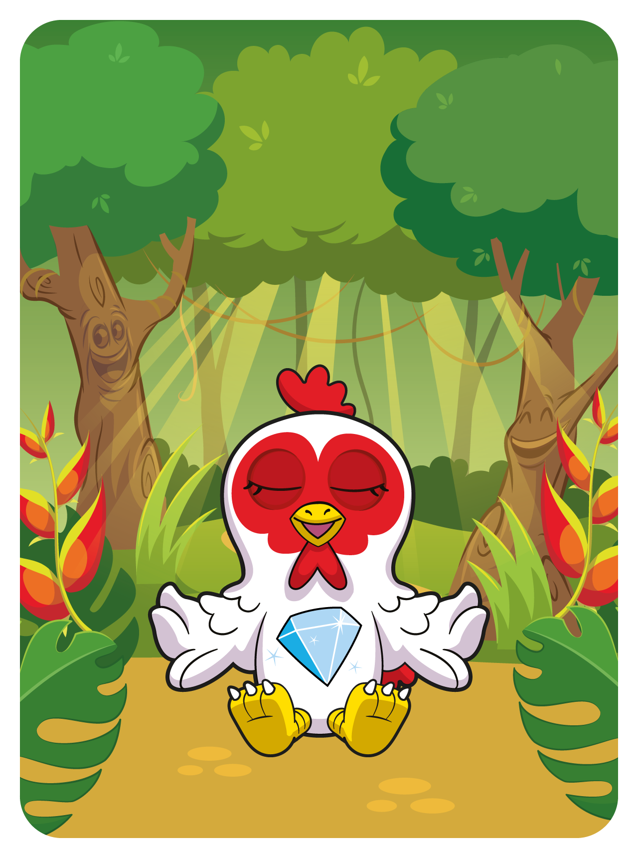 Gary Vaynerchuk - VeeFriends Series 2 - "Diamond Hands" Hen #48002 - NFT # 48002