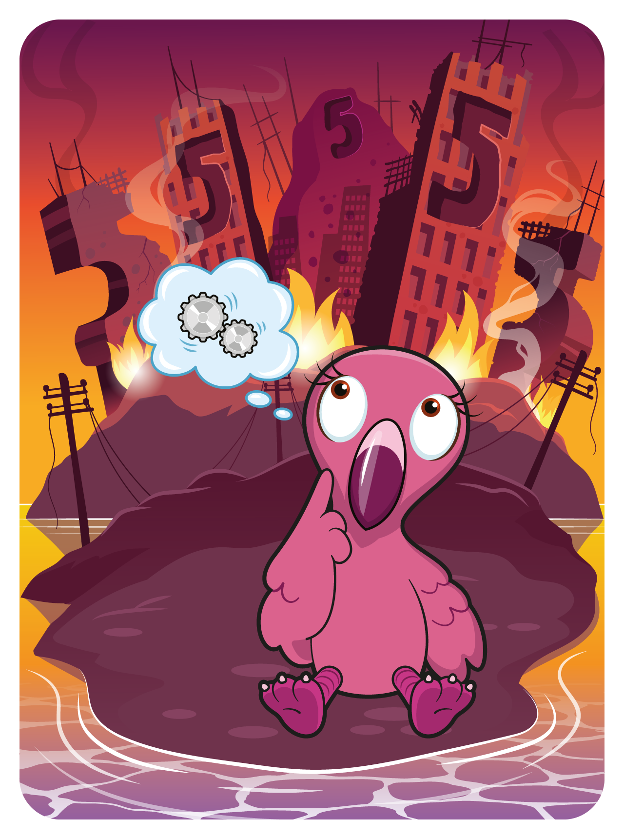 Gary Vaynerchuk - VeeFriends Series 2 - Forthright Flamingo #48135 - NFT # 48135