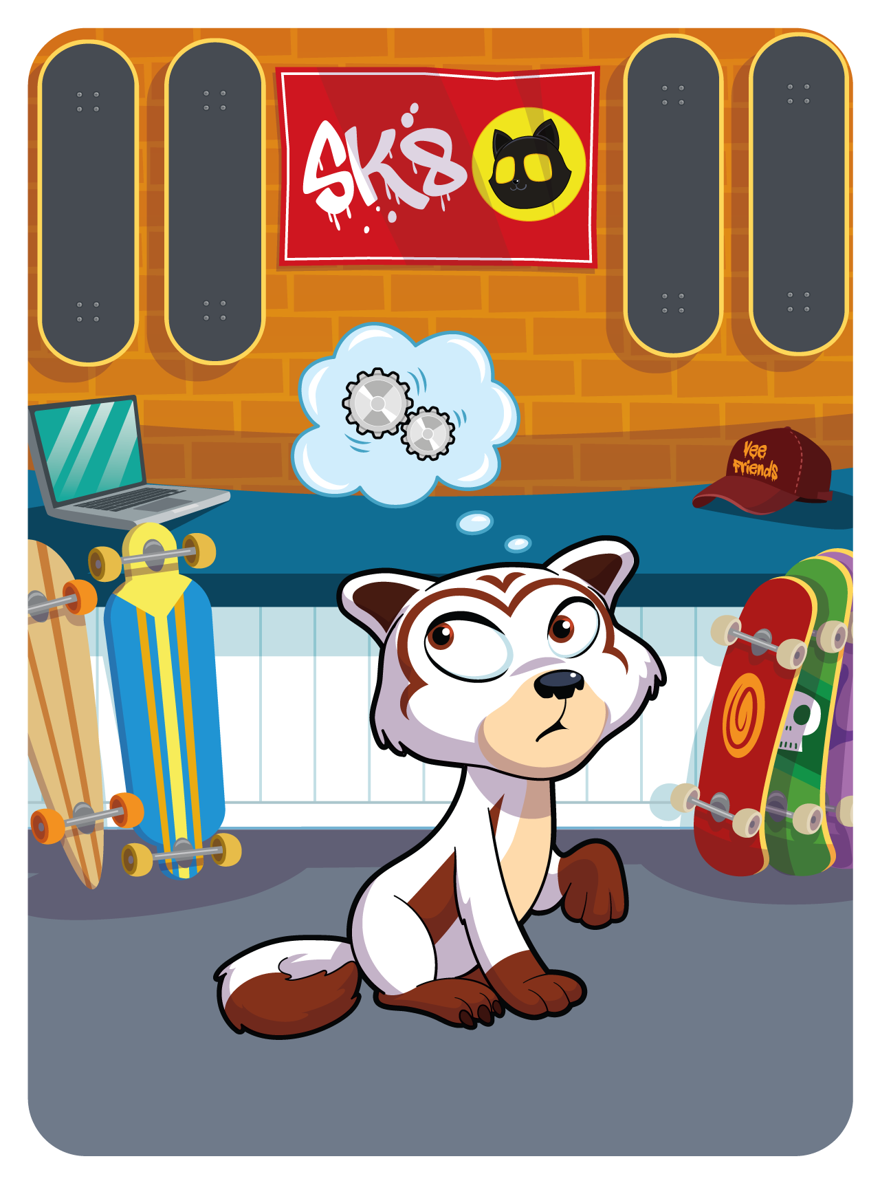 Gary Vaynerchuk - VeeFriends Series 2 - Warm Wolverine #48463 - NFT # 48463