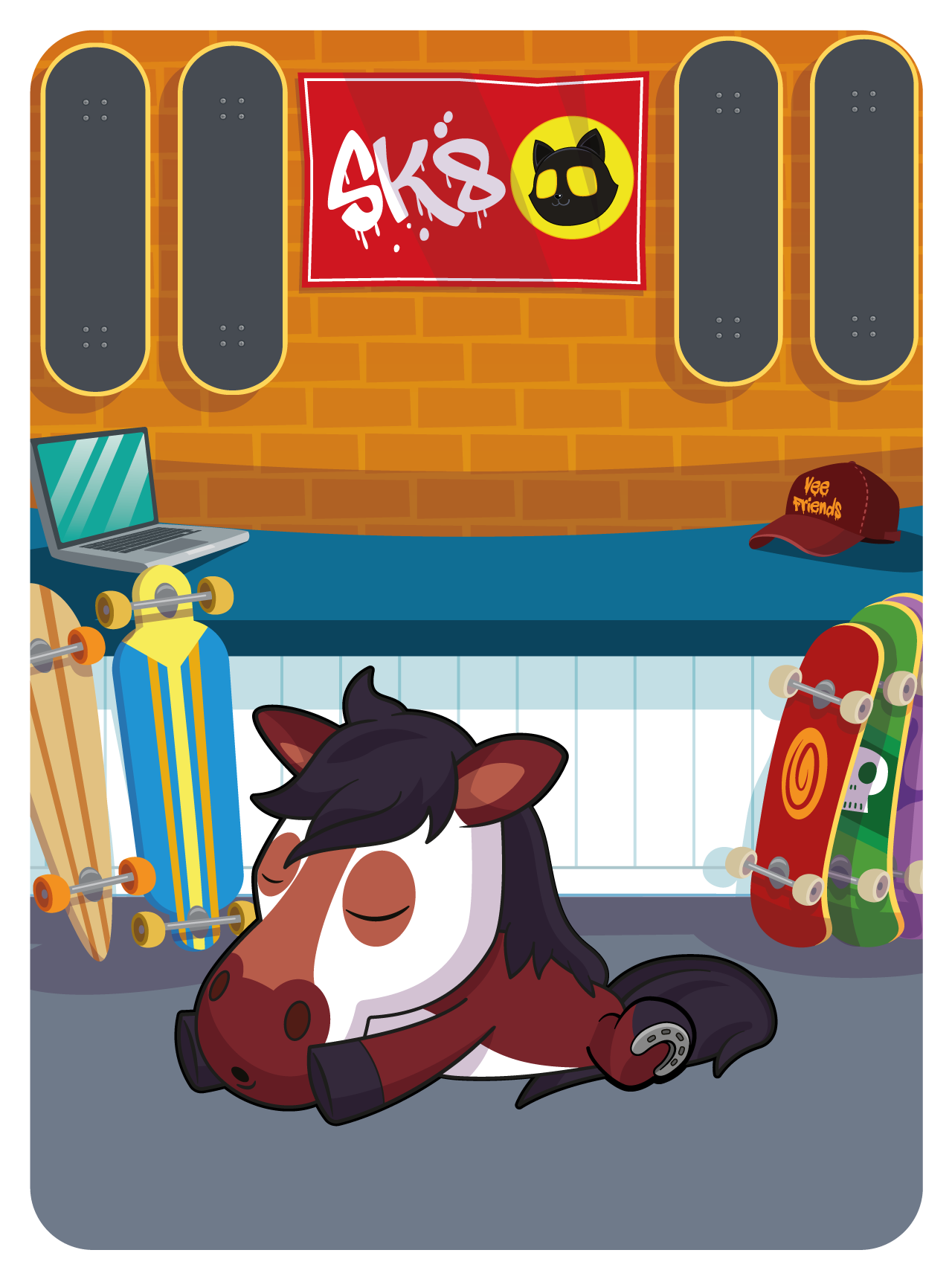 Gary Vaynerchuk - VeeFriends Series 2 - Hype Horse #48489 - NFT # 48489