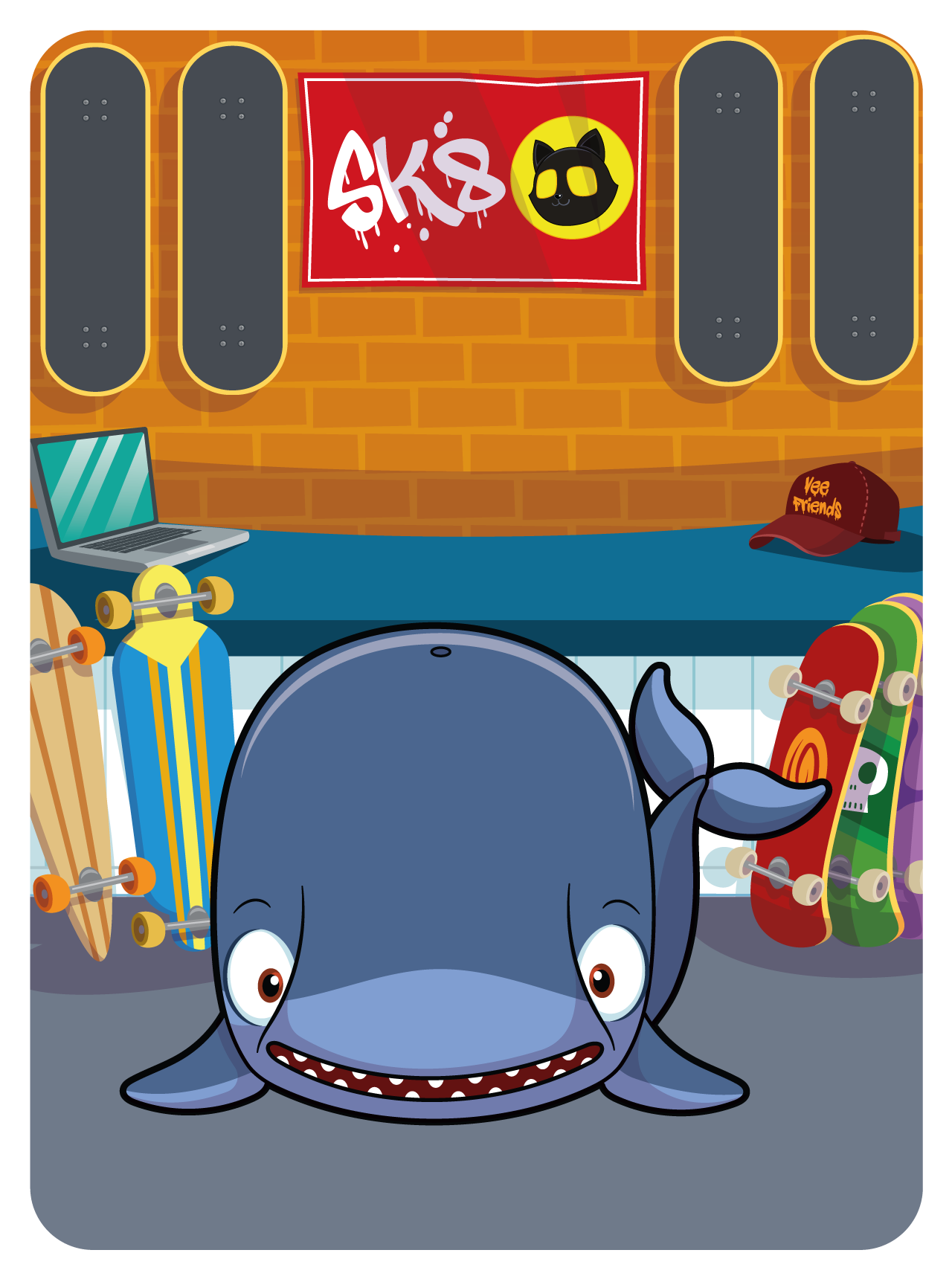 Gary Vaynerchuk - VeeFriends Series 2 - Serious Sperm Whale #48552 - NFT # 48552