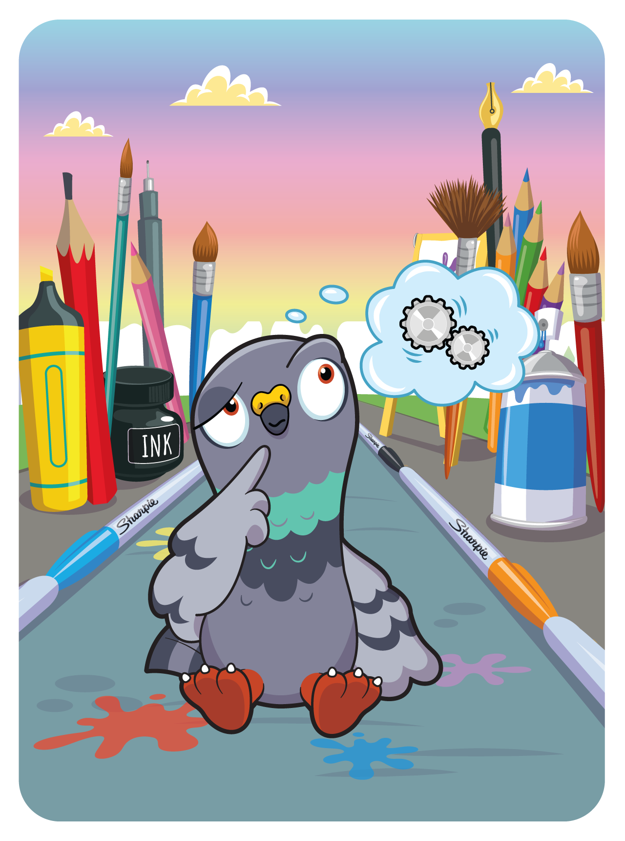 Gary Vaynerchuk - VeeFriends Series 2 - Perspective Pigeon #48965 - NFT # 48965