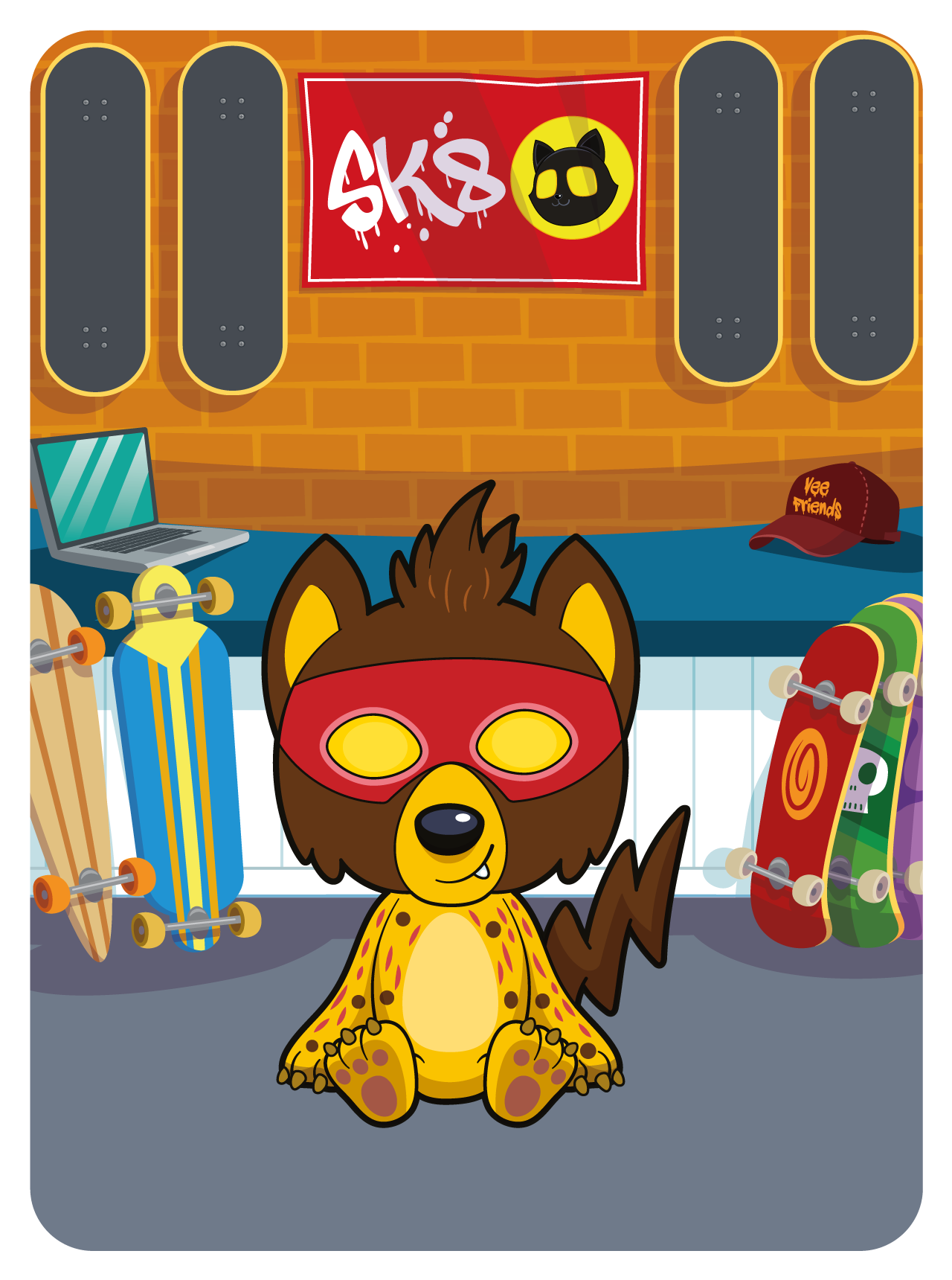 Gary Vaynerchuk - VeeFriends Series 2 - Hodl Hyena #49035 - NFT # 49035