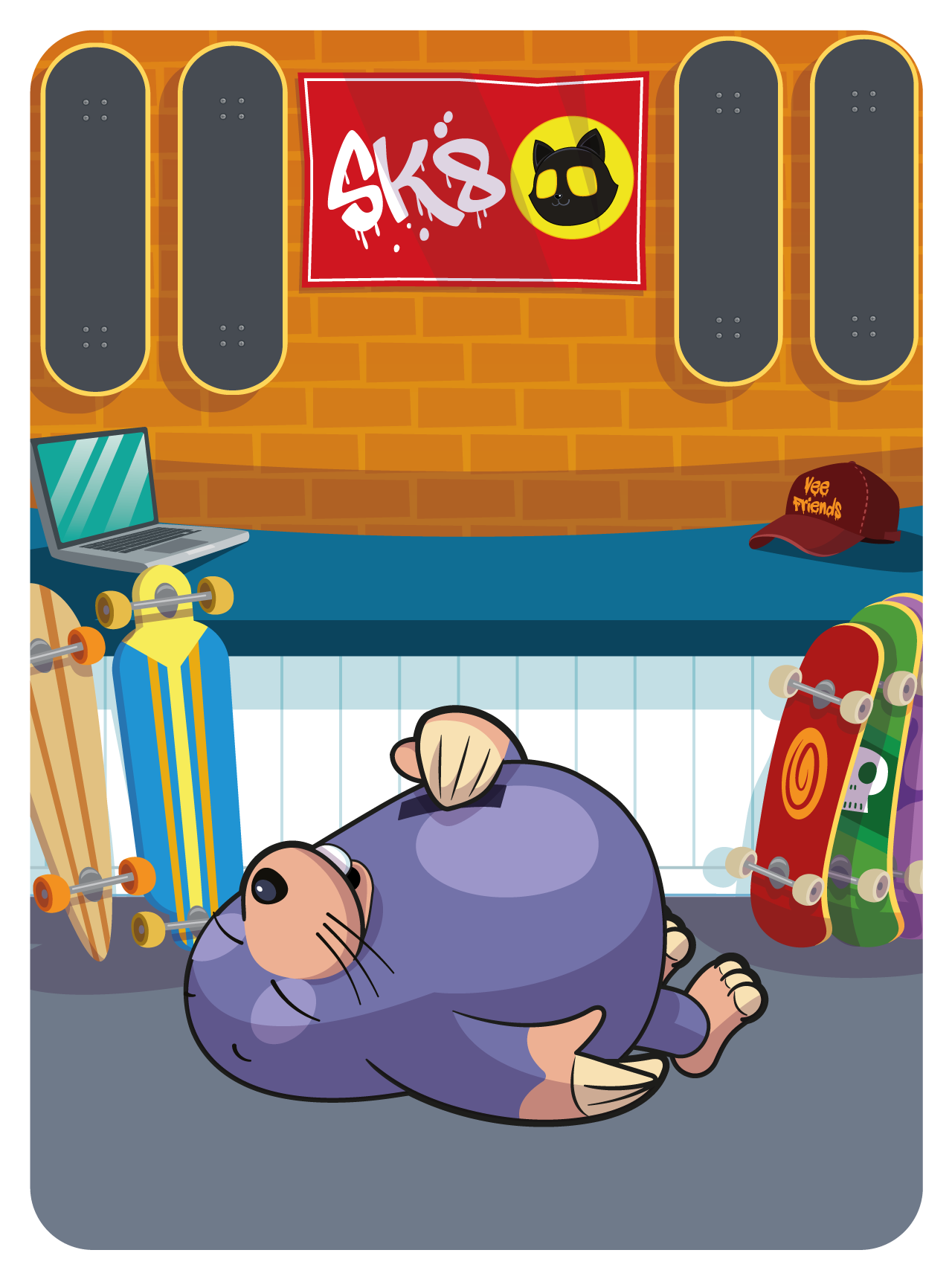 Gary Vaynerchuk - VeeFriends Series 2 - Fuck You Monday Mole #49114 - NFT # 49114