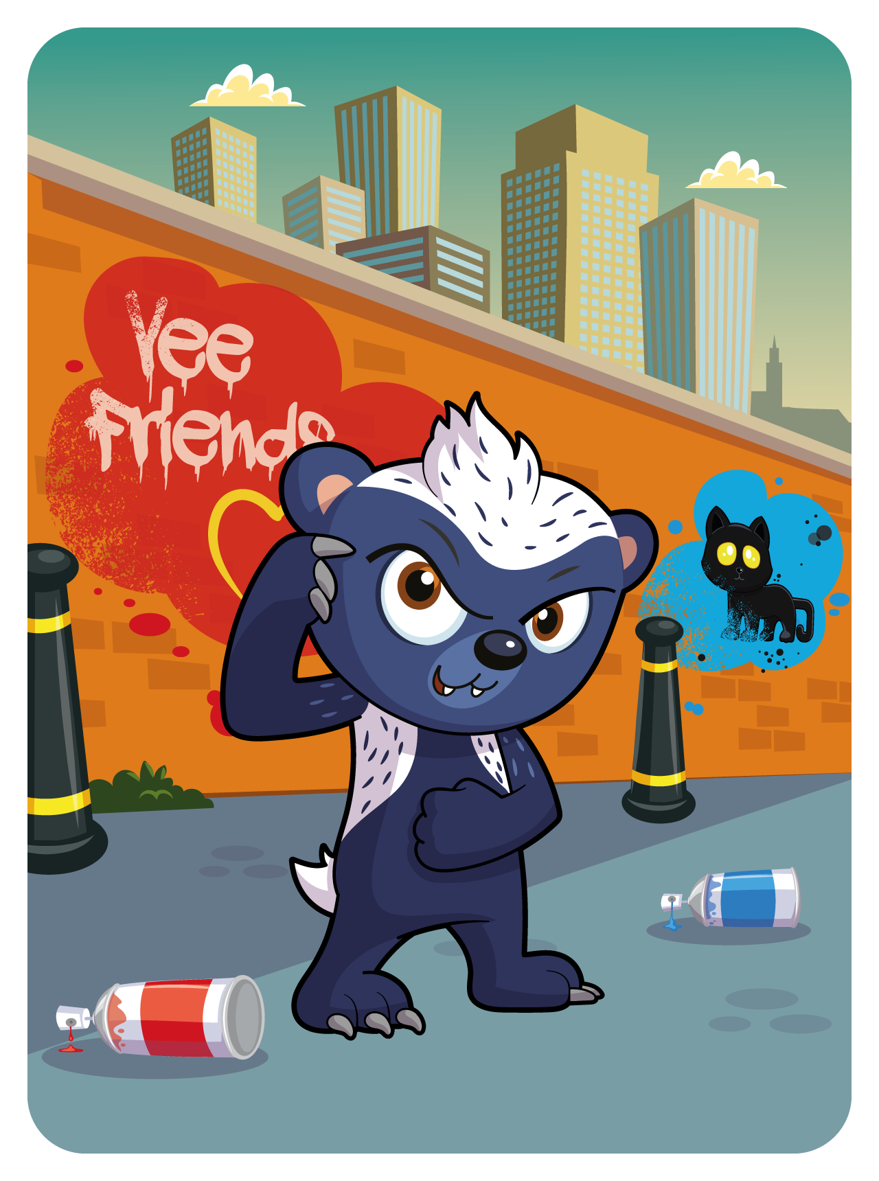 Gary Vaynerchuk - VeeFriends Series 2 - Headstrong Honey Badger #49143 - NFT # 49143