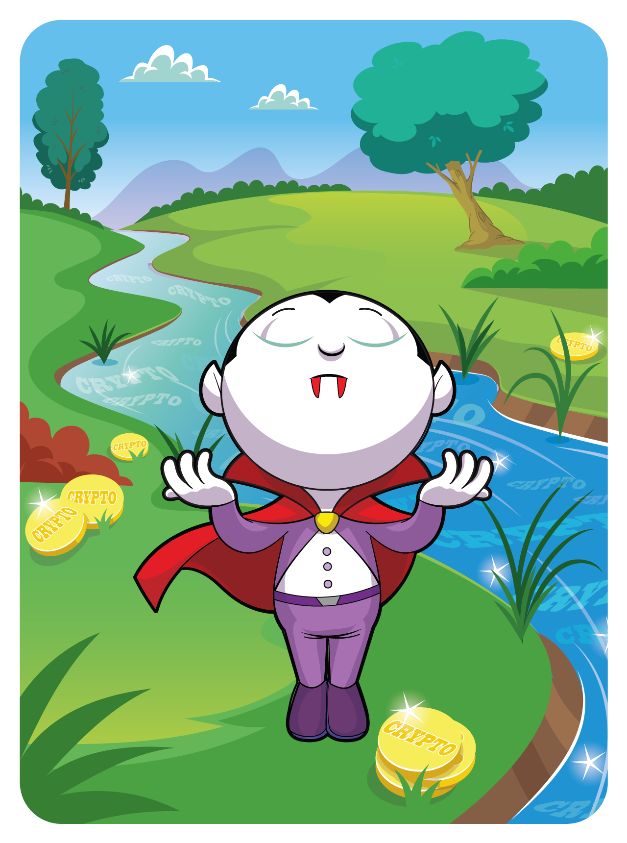 Gary Vaynerchuk - VeeFriends Series 2 - Vibe'n Vampire #49168 - NFT # 49168