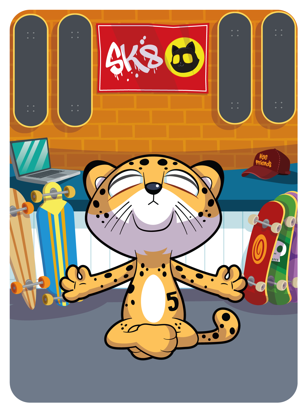 Gary Vaynerchuk - VeeFriends Series 2 - Likable Leopard #49253 - NFT # 49253