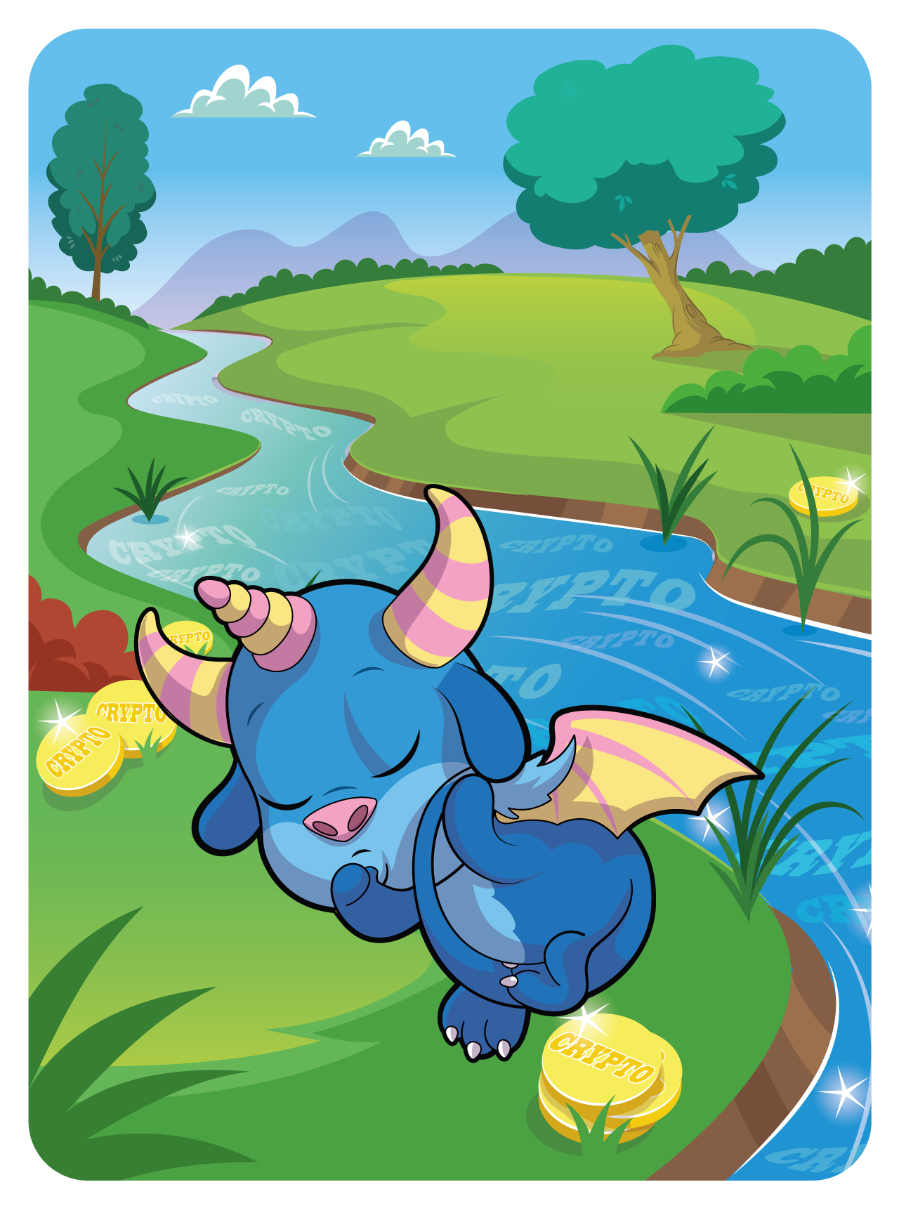 Gary Vaynerchuk - VeeFriends Series 2 - Thoughtful Three Horned Harpik #49445 - NFT # 49445