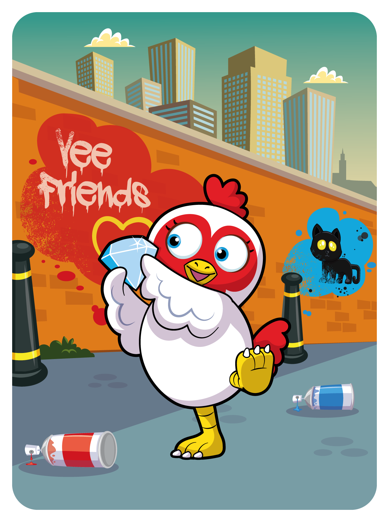 Gary Vaynerchuk - VeeFriends Series 2 - "Diamond Hands" Hen #49446 - NFT # 49446