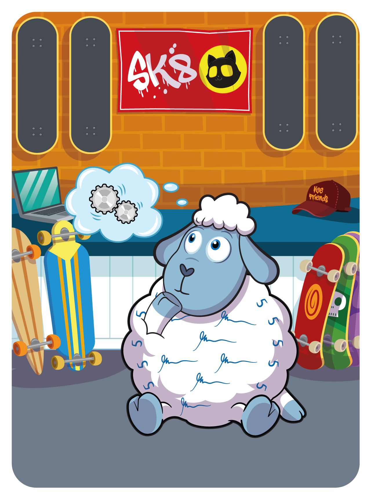 Gary Vaynerchuk - VeeFriends Series 2 - Lit Lamb #49462 - NFT # 49462