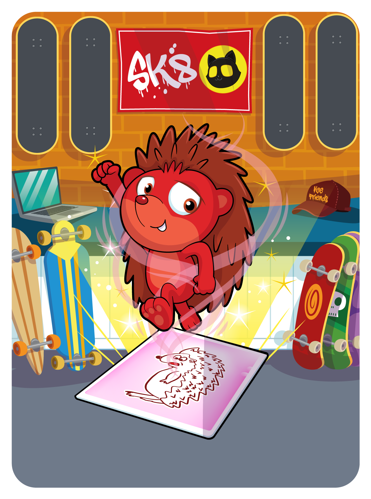 Gary Vaynerchuk - VeeFriends Series 2 - Humble Hedgehog #4964 - NFT # 4964