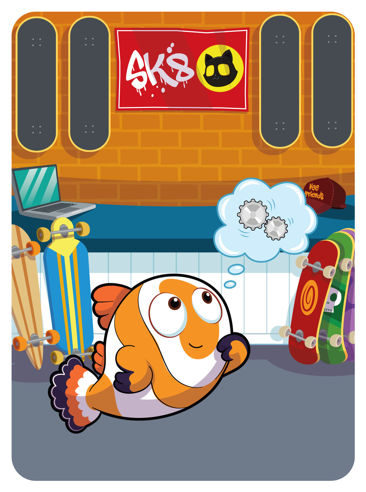 Gary Vaynerchuk - VeeFriends Series 2 - Candid Clownfish #49830 - NFT # 49830