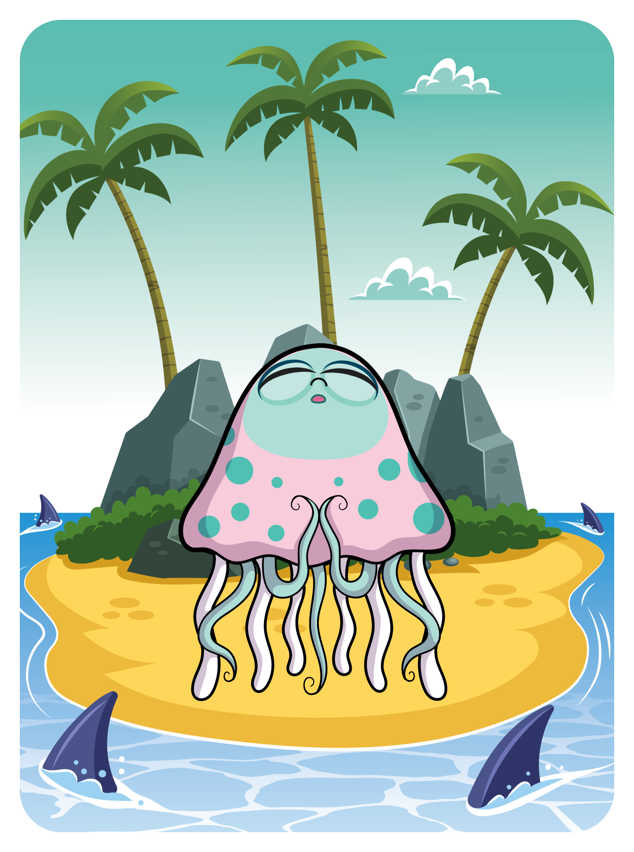 Gary Vaynerchuk - VeeFriends Series 2 - Joyous Jellyfish #49863 - NFT # 49863