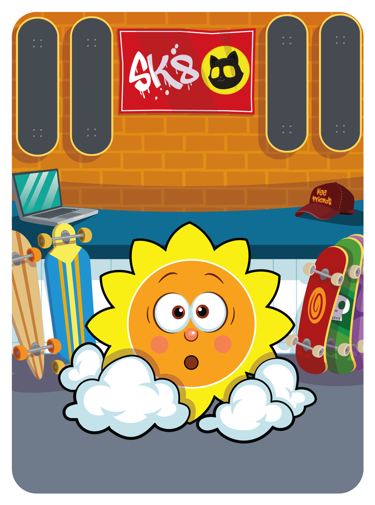 Gary Vaynerchuk - VeeFriends Series 2 - Stunned Sun #49878 - NFT # 49878