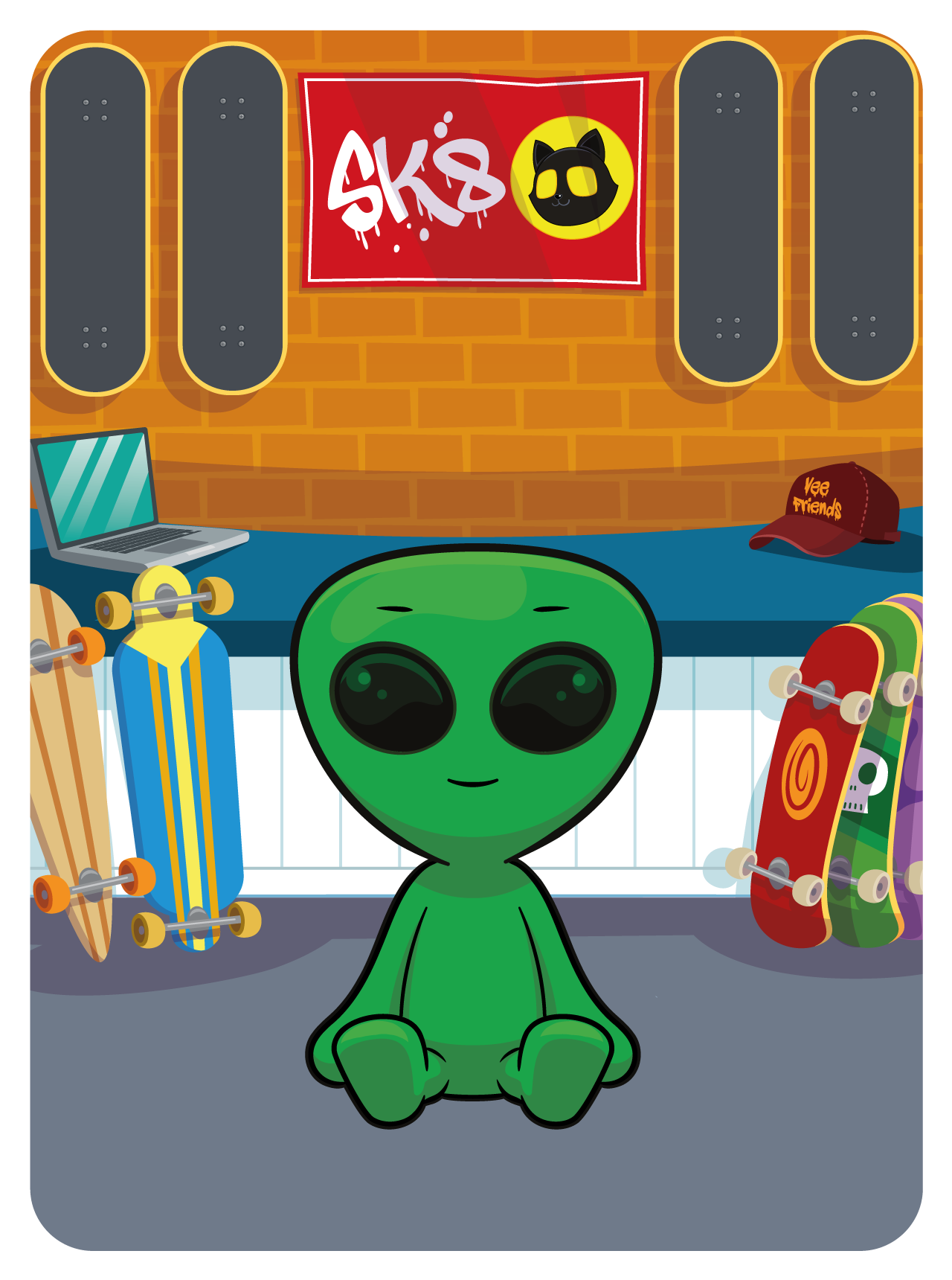 Gary Vaynerchuk - VeeFriends Series 2 - Adaptable Alien #49891 - NFT # 49891