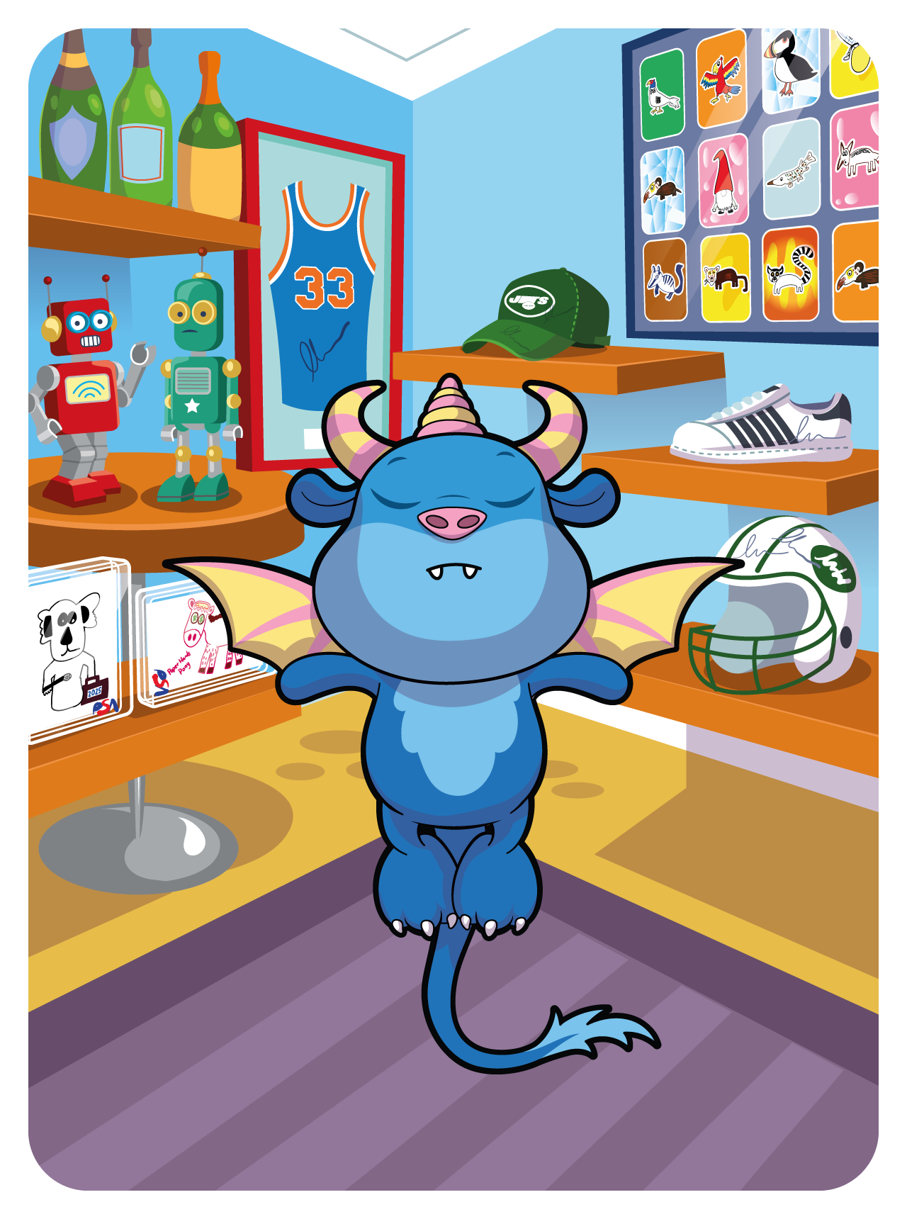 Gary Vaynerchuk - VeeFriends Series 2 - Thoughtful Three Horned Harpik #49895 - NFT # 49895