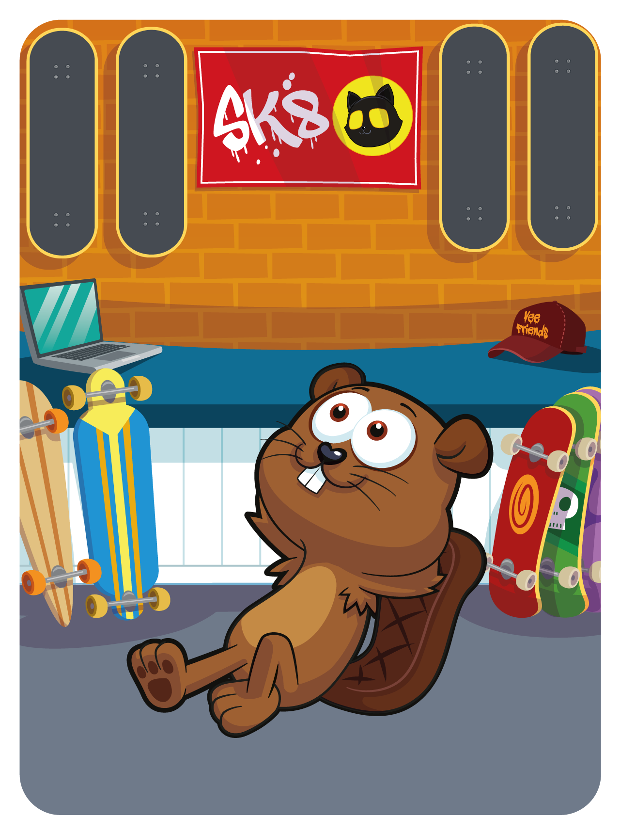 Gary Vaynerchuk - VeeFriends Series 2 - Boisterous Beaver #49899 - NFT # 49899