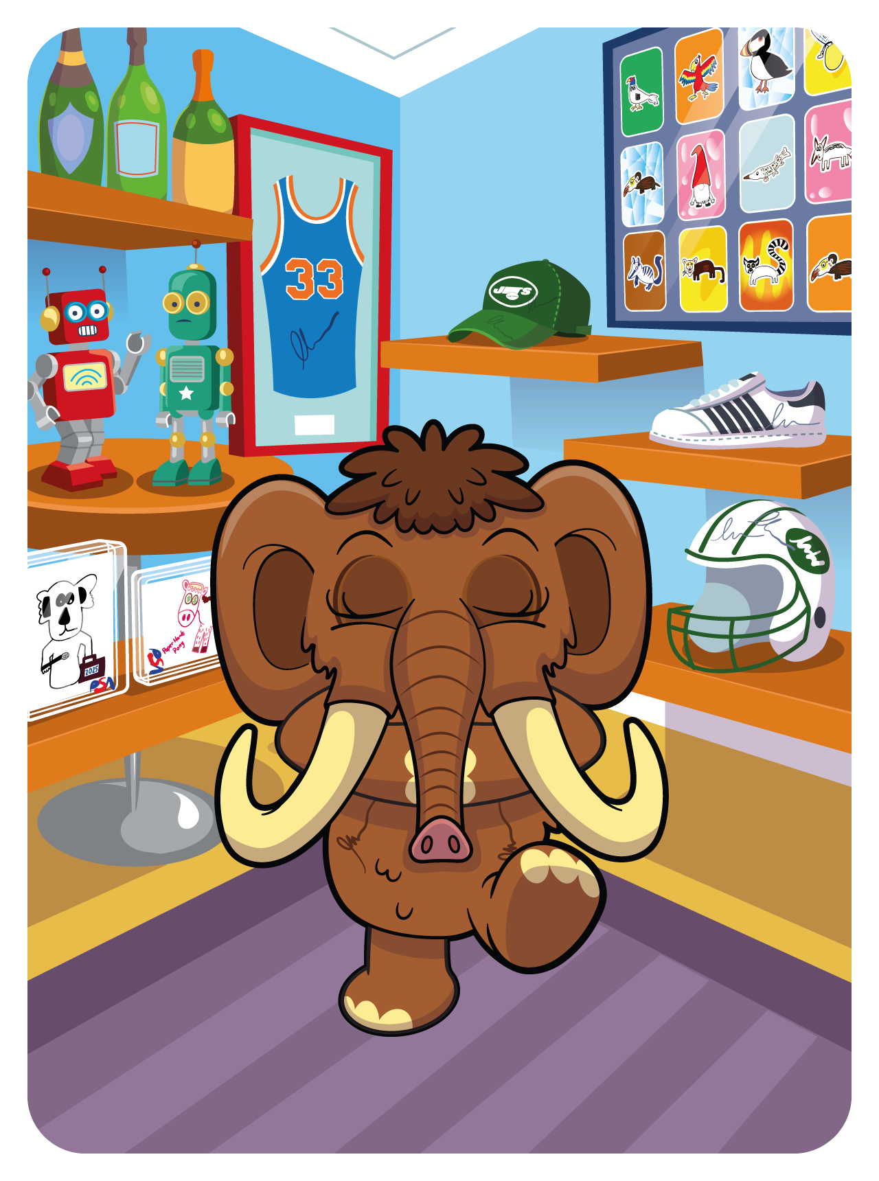 Gary Vaynerchuk - VeeFriends Series 2 - Methodical Mammoth #50014 - NFT # 50014