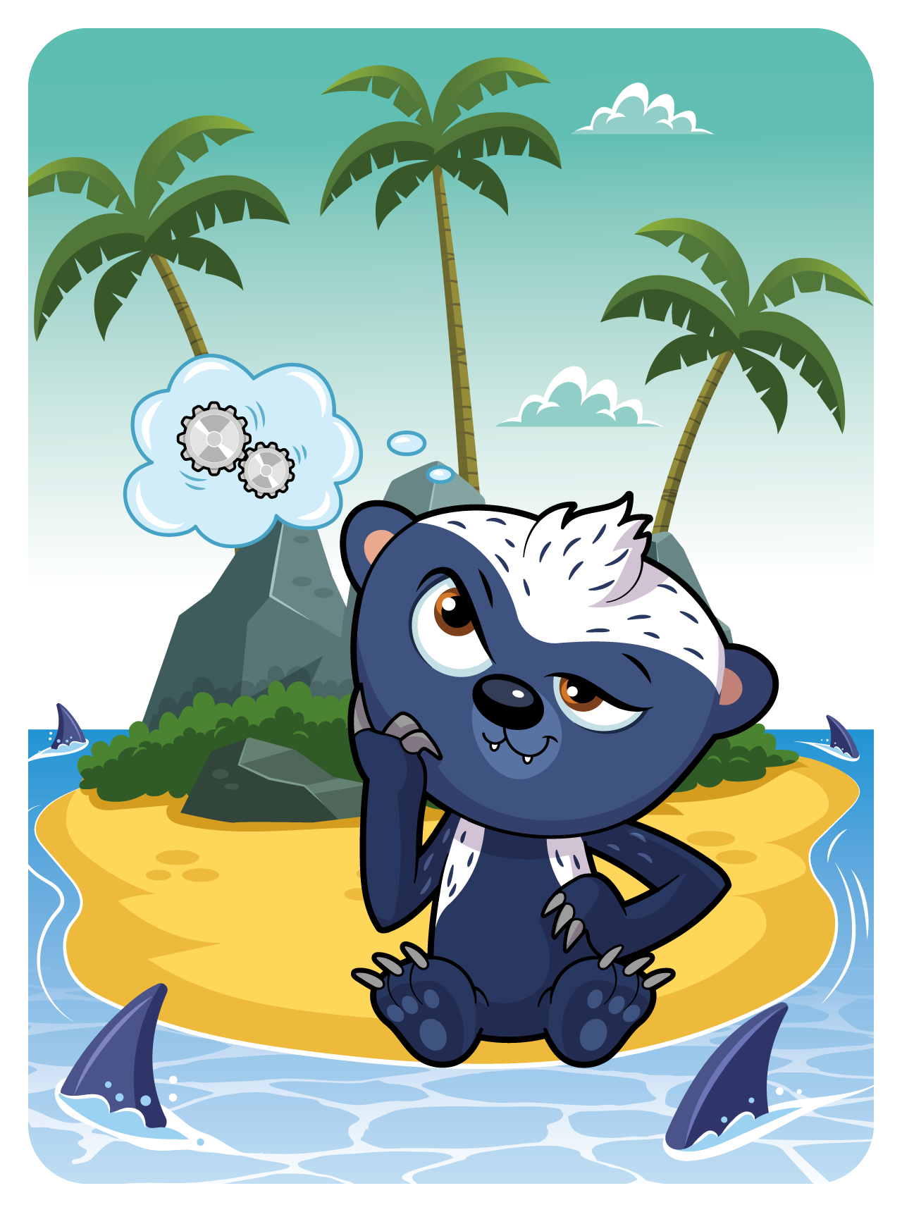 Gary Vaynerchuk - VeeFriends Series 2 - Headstrong Honey Badger #50187 - NFT # 50187