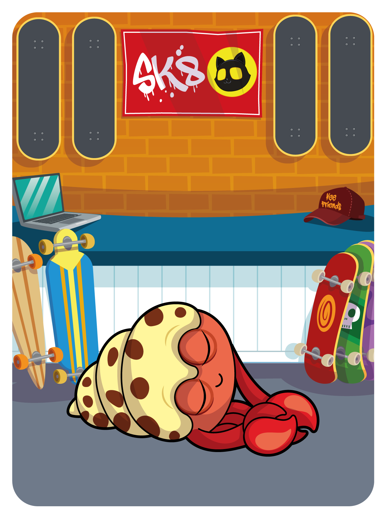 Gary Vaynerchuk - VeeFriends Series 2 - Happy Hermit Crab #50363 - NFT # 50363