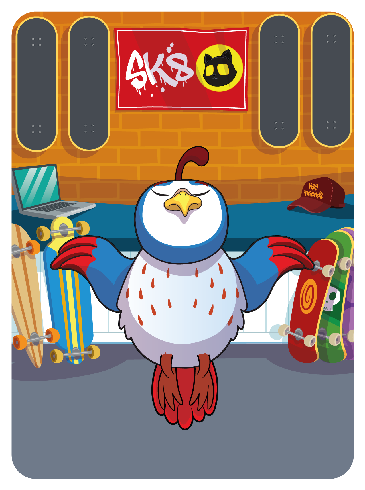 Gary Vaynerchuk - VeeFriends Series 2 - Quick Quail #50393 - NFT # 50393