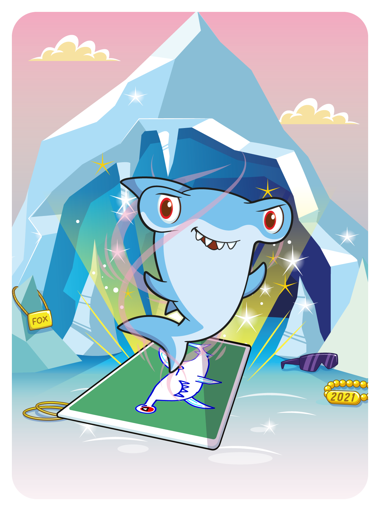 Gary Vaynerchuk - VeeFriends Series 2 - Hungry Hammerhead #5041 - NFT # 5041