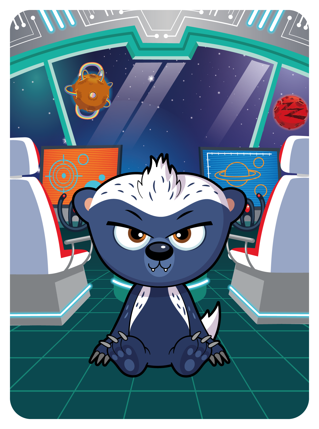 Gary Vaynerchuk - VeeFriends Series 2 - Headstrong Honey Badger #50435 - NFT # 50435