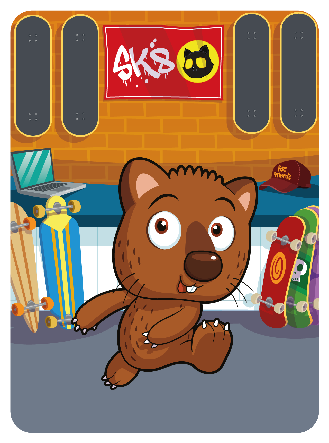 Gary Vaynerchuk - VeeFriends Series 2 - Hard-Working Wombat #50689 - NFT # 50689