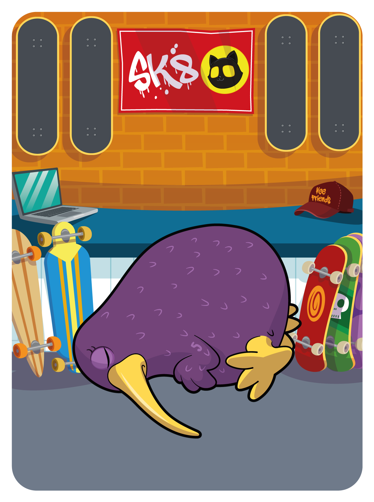 Gary Vaynerchuk - VeeFriends Series 2 - Karma Kiwi #50753 - NFT # 50753