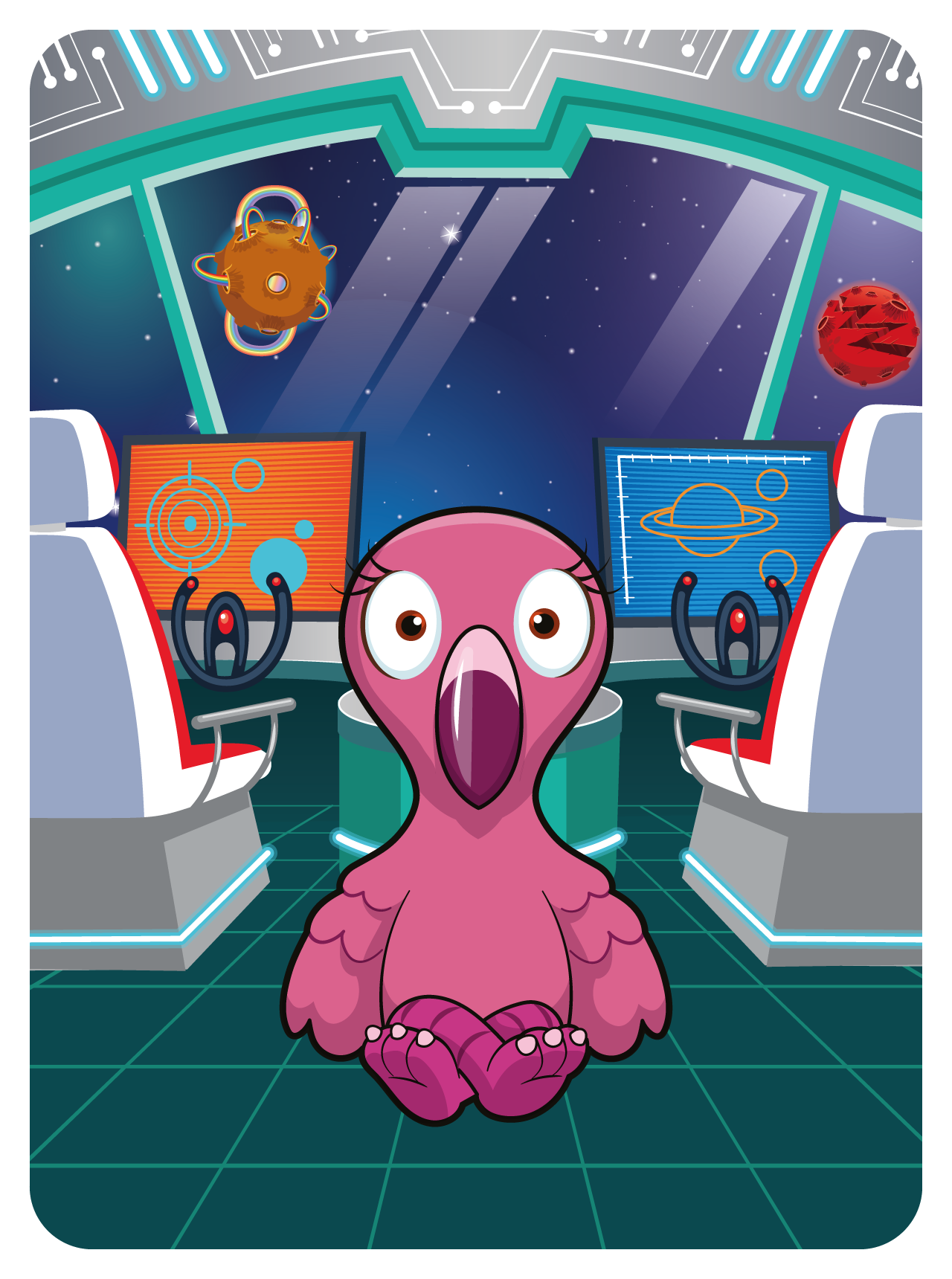 Gary Vaynerchuk - VeeFriends Series 2 - Forthright Flamingo #50869 - NFT # 50869