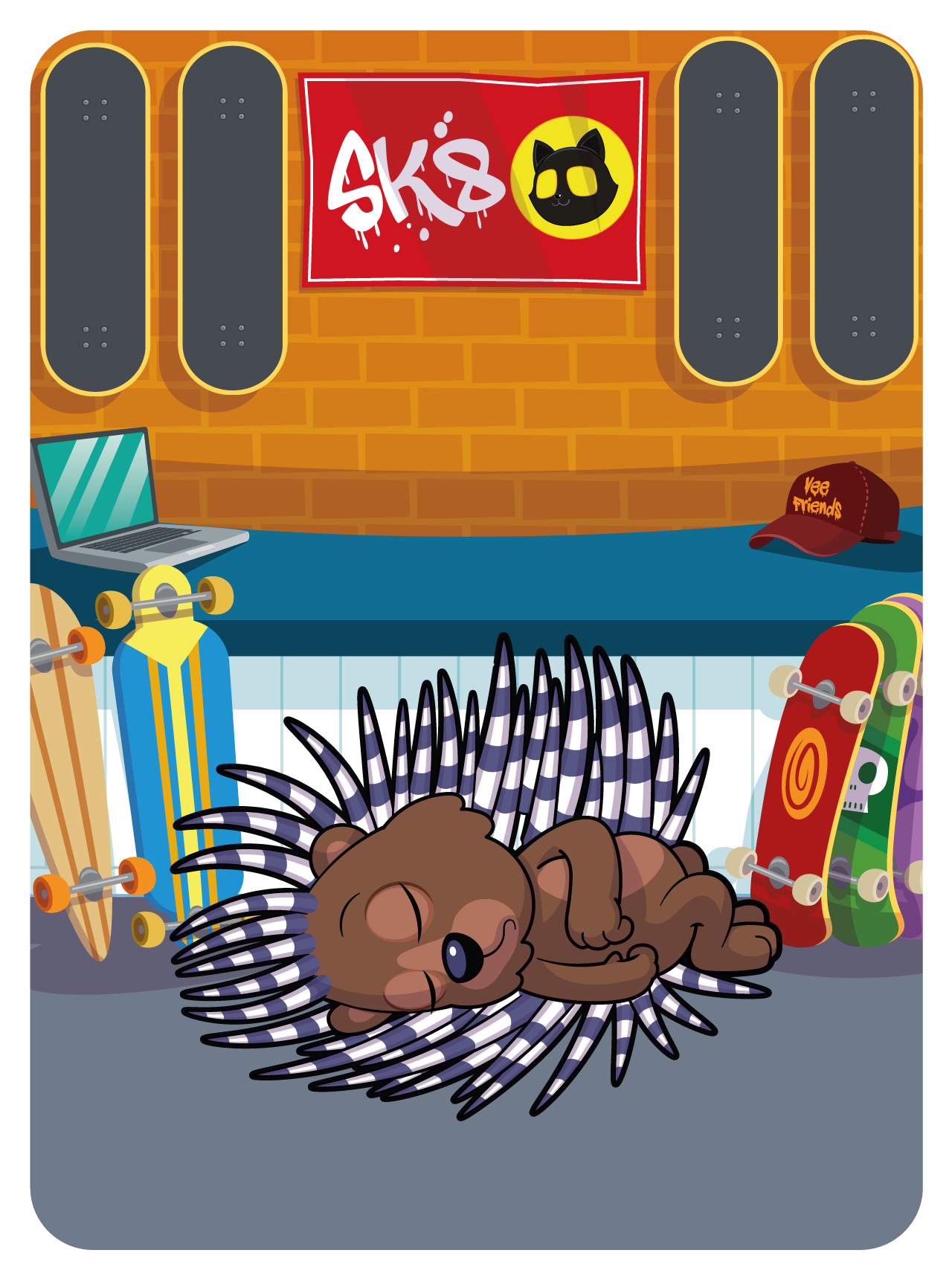 Gary Vaynerchuk - VeeFriends Series 2 - Positive Porcupine #50929 - NFT # 50929