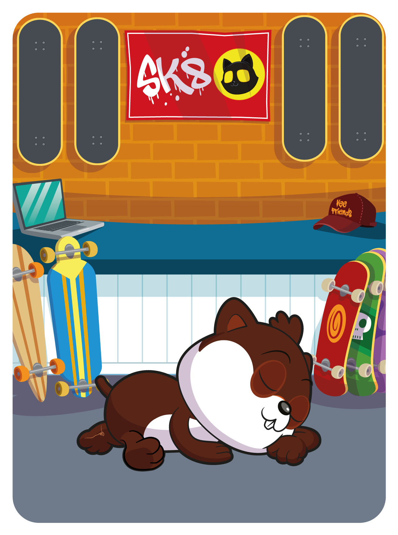 Gary Vaynerchuk - VeeFriends Series 2 - Hustling Hamster #50954 - NFT # 50954