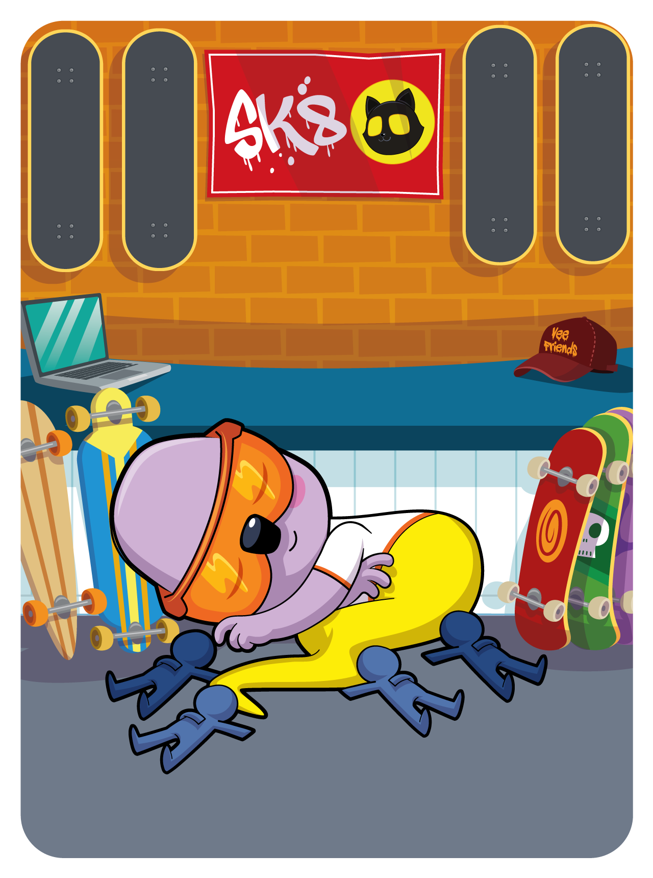 Gary Vaynerchuk - VeeFriends Series 2 - When You Live For Their Validation You Aren't Living #51055 - NFT # 51055