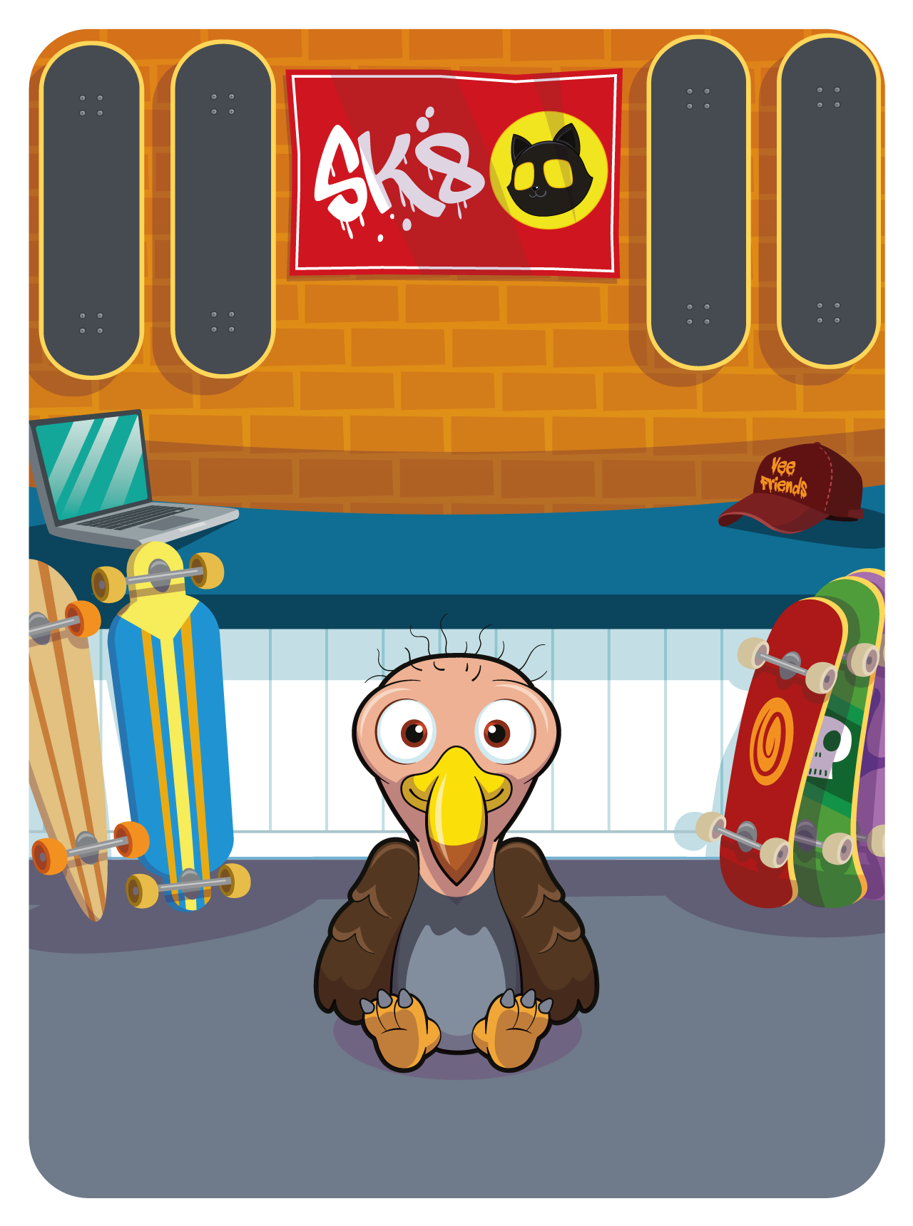 Gary Vaynerchuk - VeeFriends Series 2 - Bubbly Buzzard #51061 - NFT # 51061