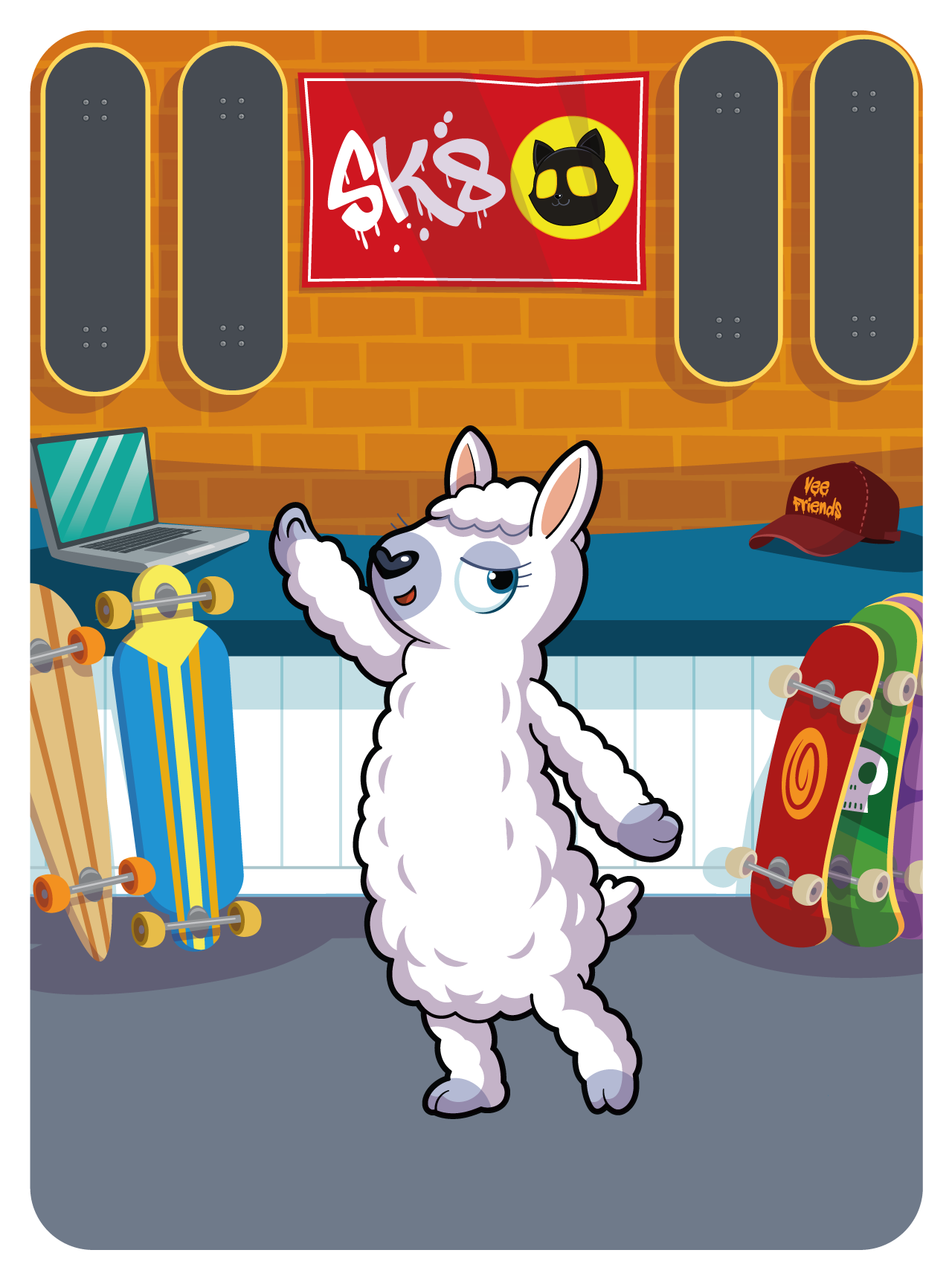 Gary Vaynerchuk - VeeFriends Series 2 - Legit Llama #51064 - NFT # 51064