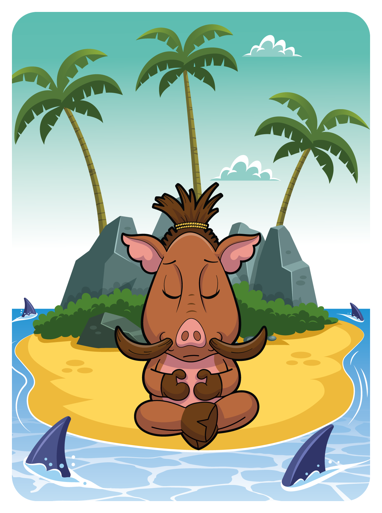 Gary Vaynerchuk - VeeFriends Series 2 - Wily Wild Boar #51240 - NFT # 51240