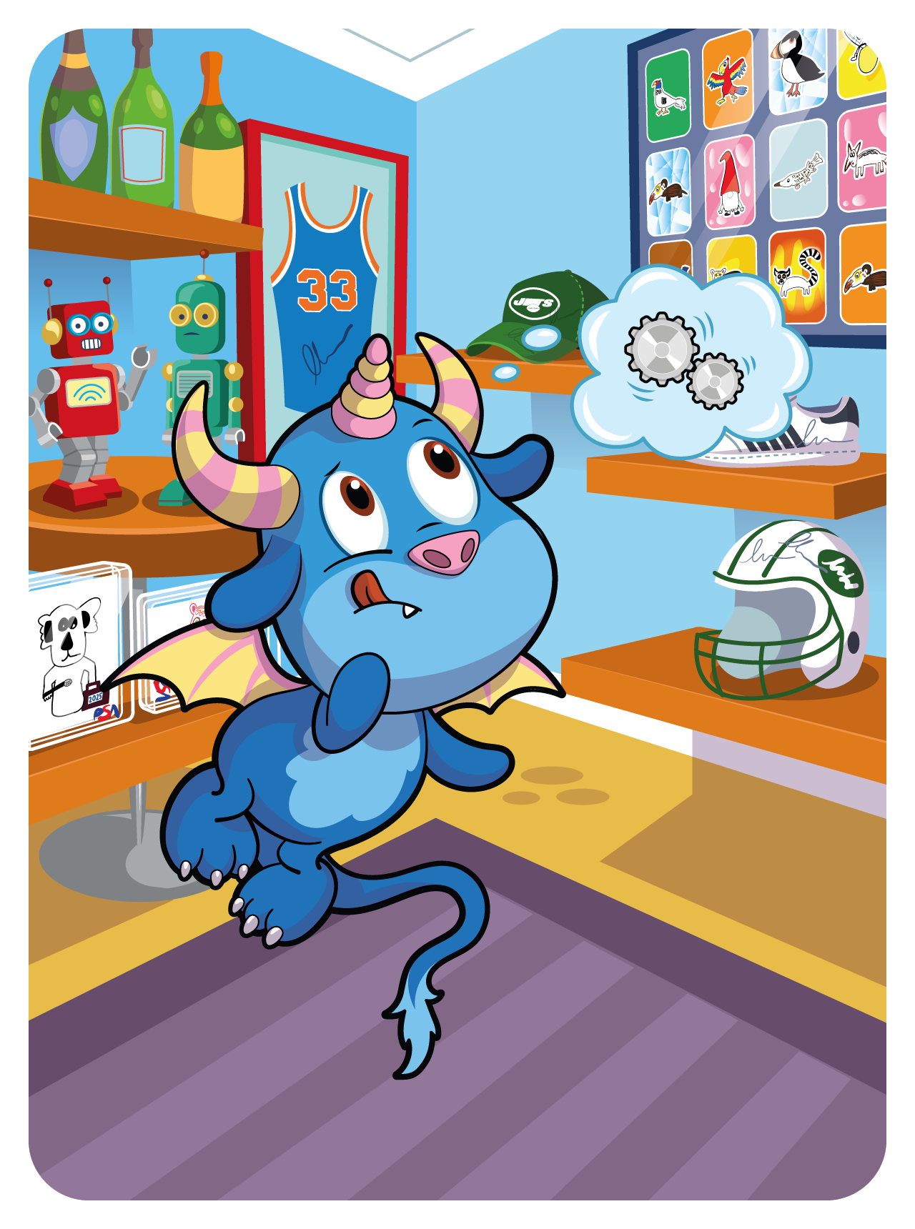 Gary Vaynerchuk - VeeFriends Series 2 - Thoughtful Three Horned Harpik #51411 - NFT # 51411