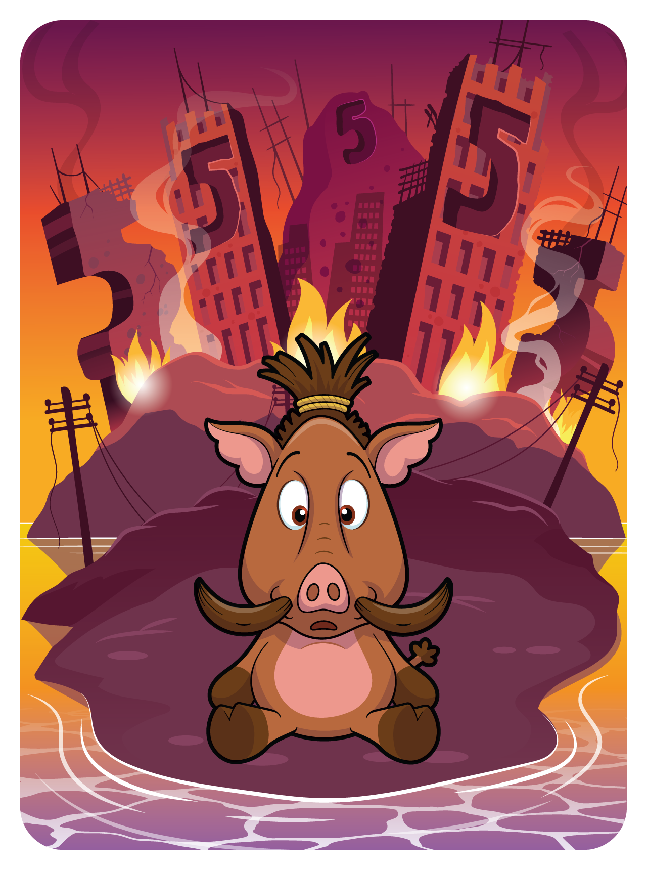 Gary Vaynerchuk - VeeFriends Series 2 - Wily Wild Boar #51555 - NFT # 51555