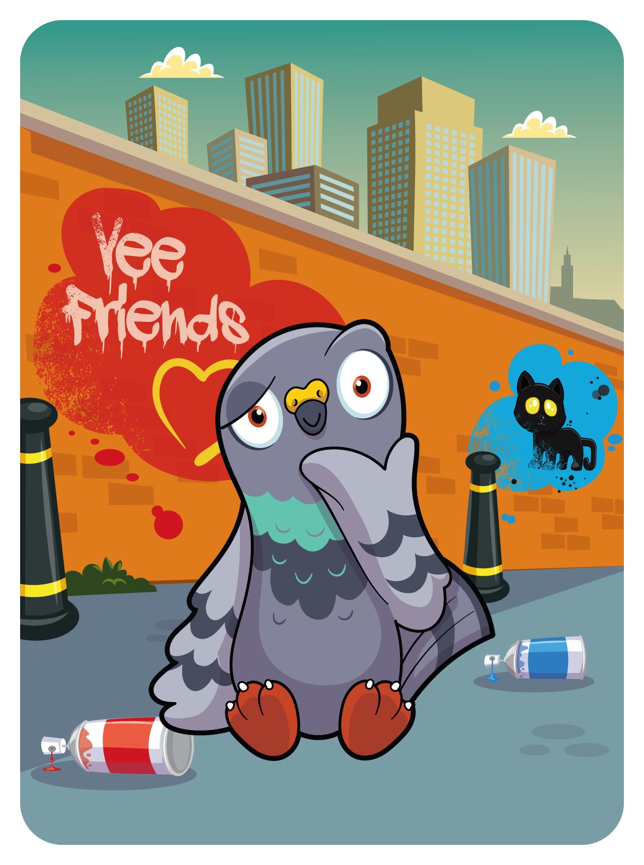 Gary Vaynerchuk - VeeFriends Series 2 - Perspective Pigeon #51666 - NFT # 51666
