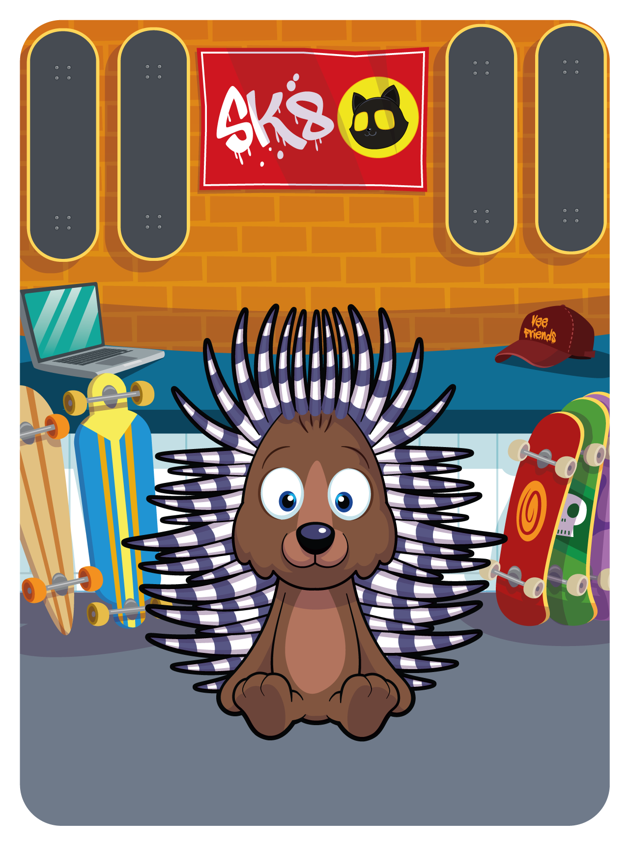 Gary Vaynerchuk - VeeFriends Series 2 - Positive Porcupine #51765 - NFT # 51765