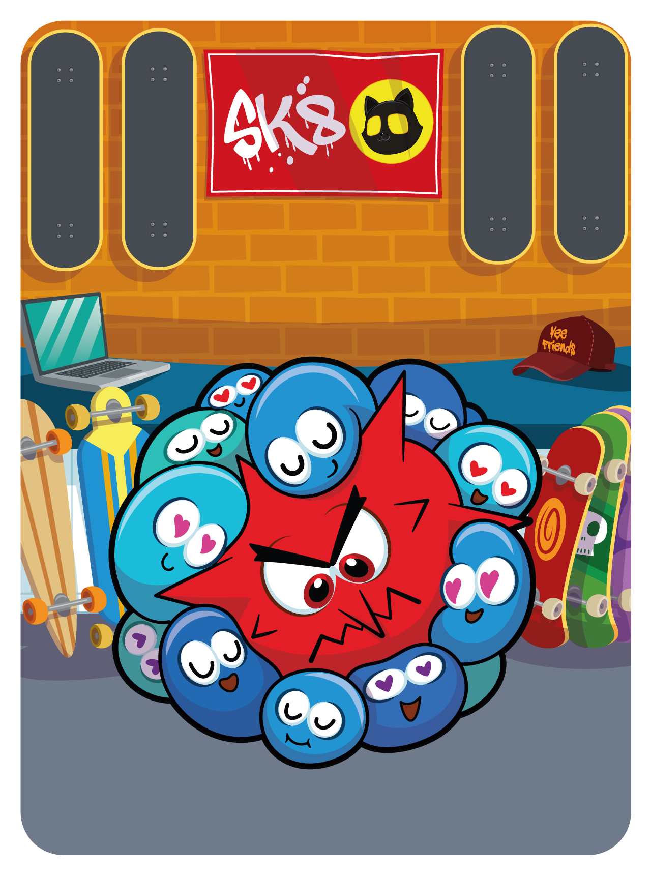 Gary Vaynerchuk - VeeFriends Series 2 - Suffocate Hate #51846 - NFT # 51846